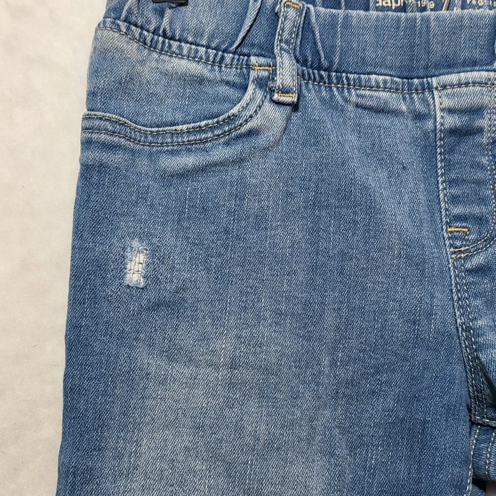 GapKids 1969 Girls Blue Distressed Pull‎ On Legging Jeans Size 12 Regular Skinny